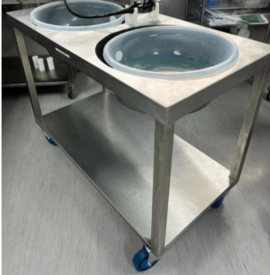 Medical Bowl Stand Trolley