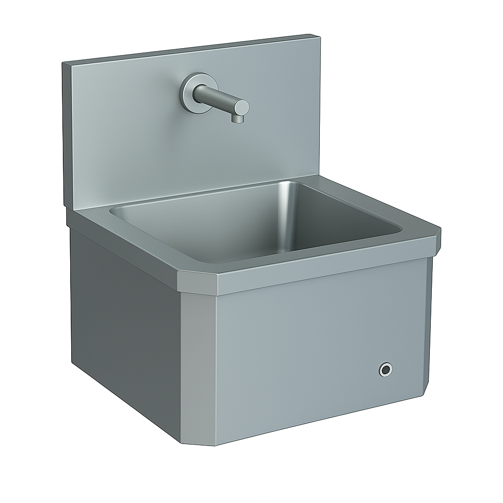 Sensor activated stainless steel scrub sink thumbnail