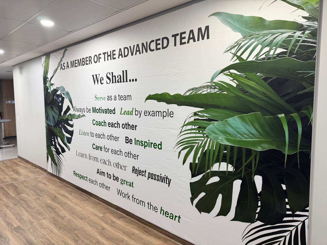 Fabric banner - washable