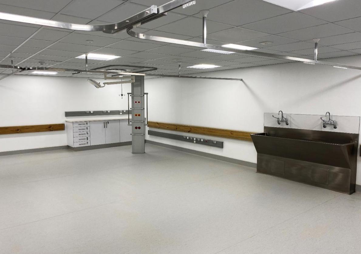 Silverline Cubicle Rail system installed